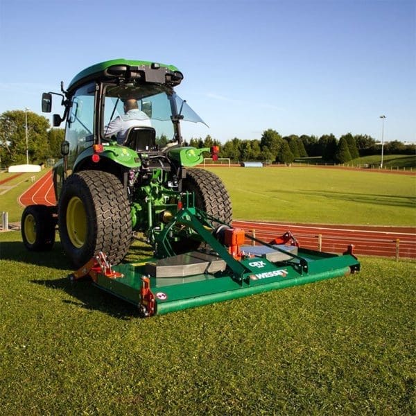 Crx multicut rotary mowers attached on the tractor